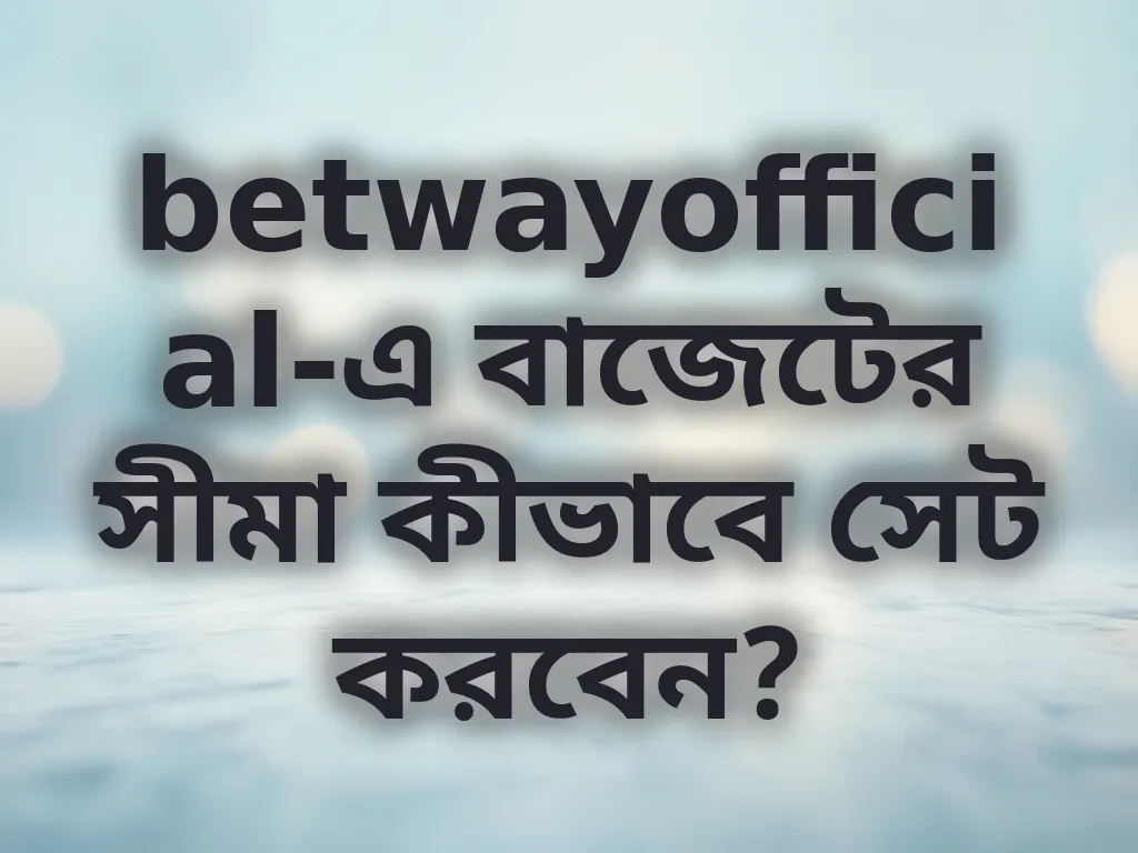 বাজেট লিমিট গাইড